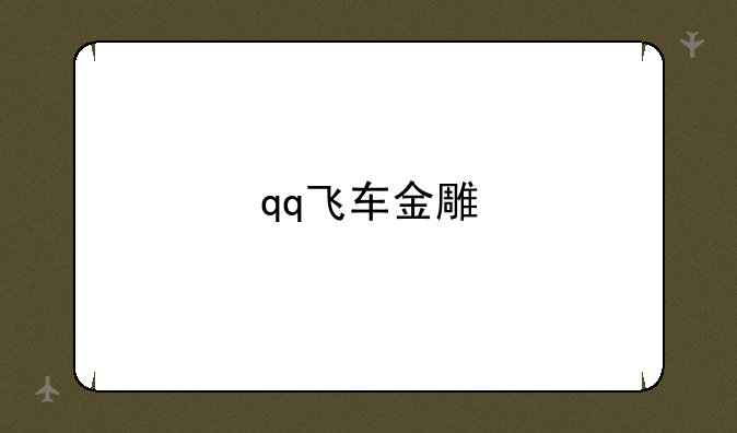 qq飞车金雕