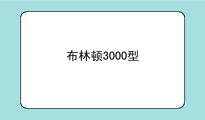 布林顿3000型